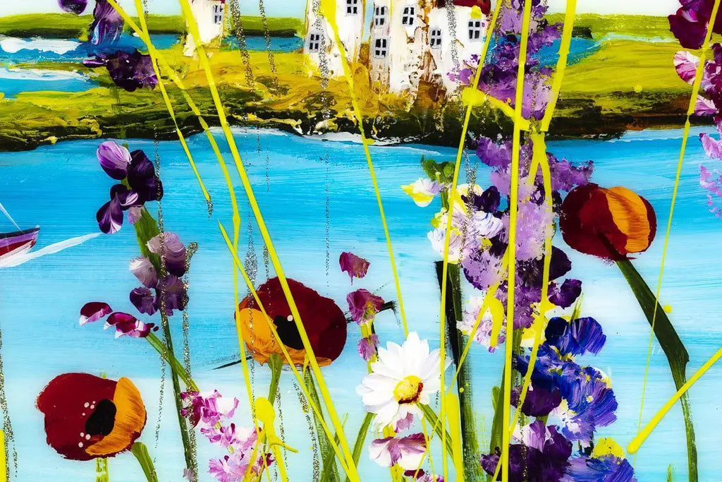 Walk to the Shore - Original - SOLD by artist Rozanne Bell - Wyecliffe Galleries