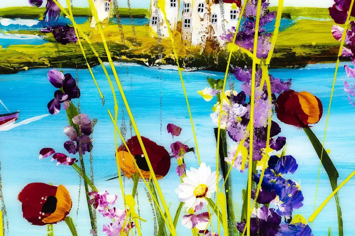 Walk to the Shore - Original - SOLD by artist Rozanne Bell - Wyecliffe Galleries