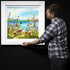 Walk to the Shore - Original - SOLD by artist Rozanne Bell - Wyecliffe Galleries