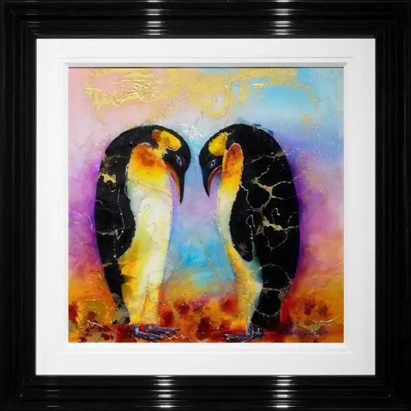 Walking on Ice - Original - SOLD by artist Rozanne Bell - Wyecliffe Galleries