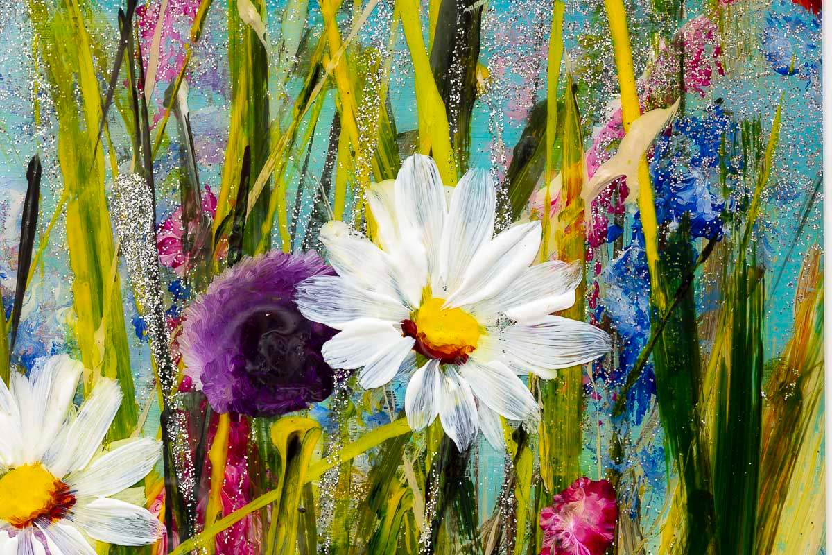 Walkway To Paradise - Original - SOLD by artist Rozanne Bell - Wyecliffe Galleries