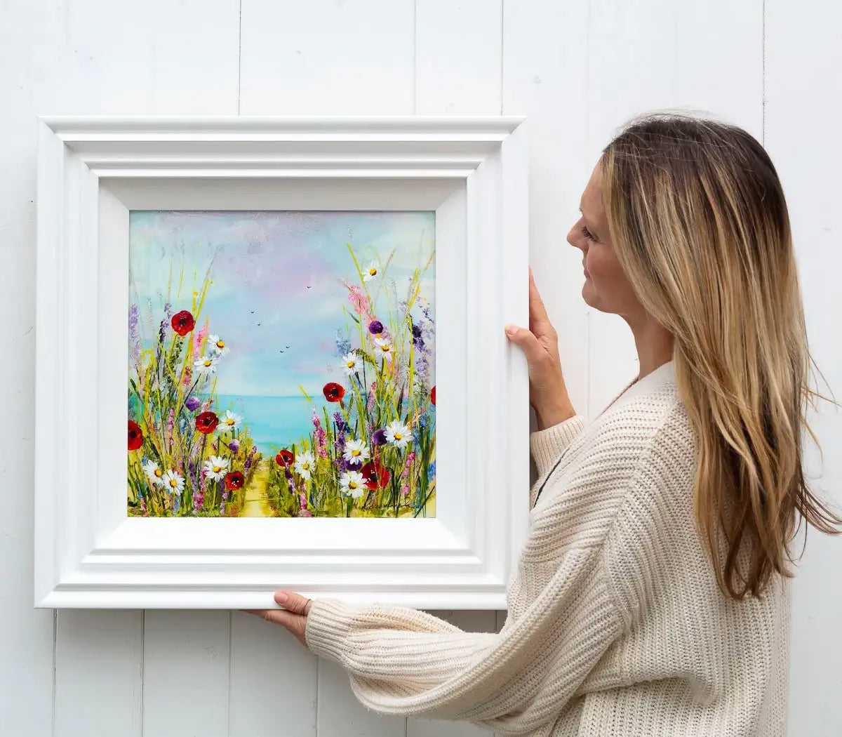 Walkway To Paradise - Original - SOLD by artist Rozanne Bell - Wyecliffe Galleries