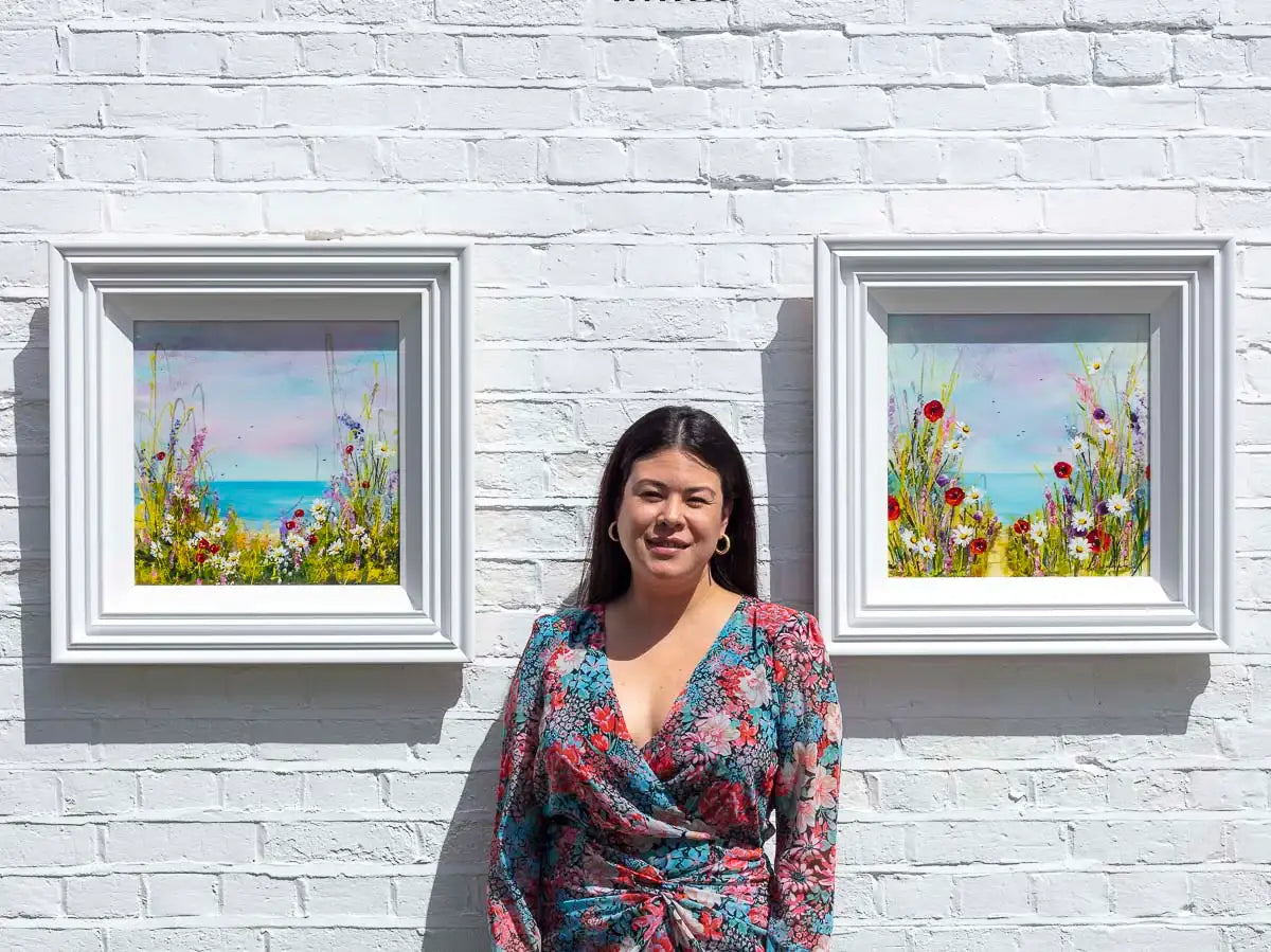 Walkway To Paradise - Original - SOLD by artist Rozanne Bell - Wyecliffe Galleries