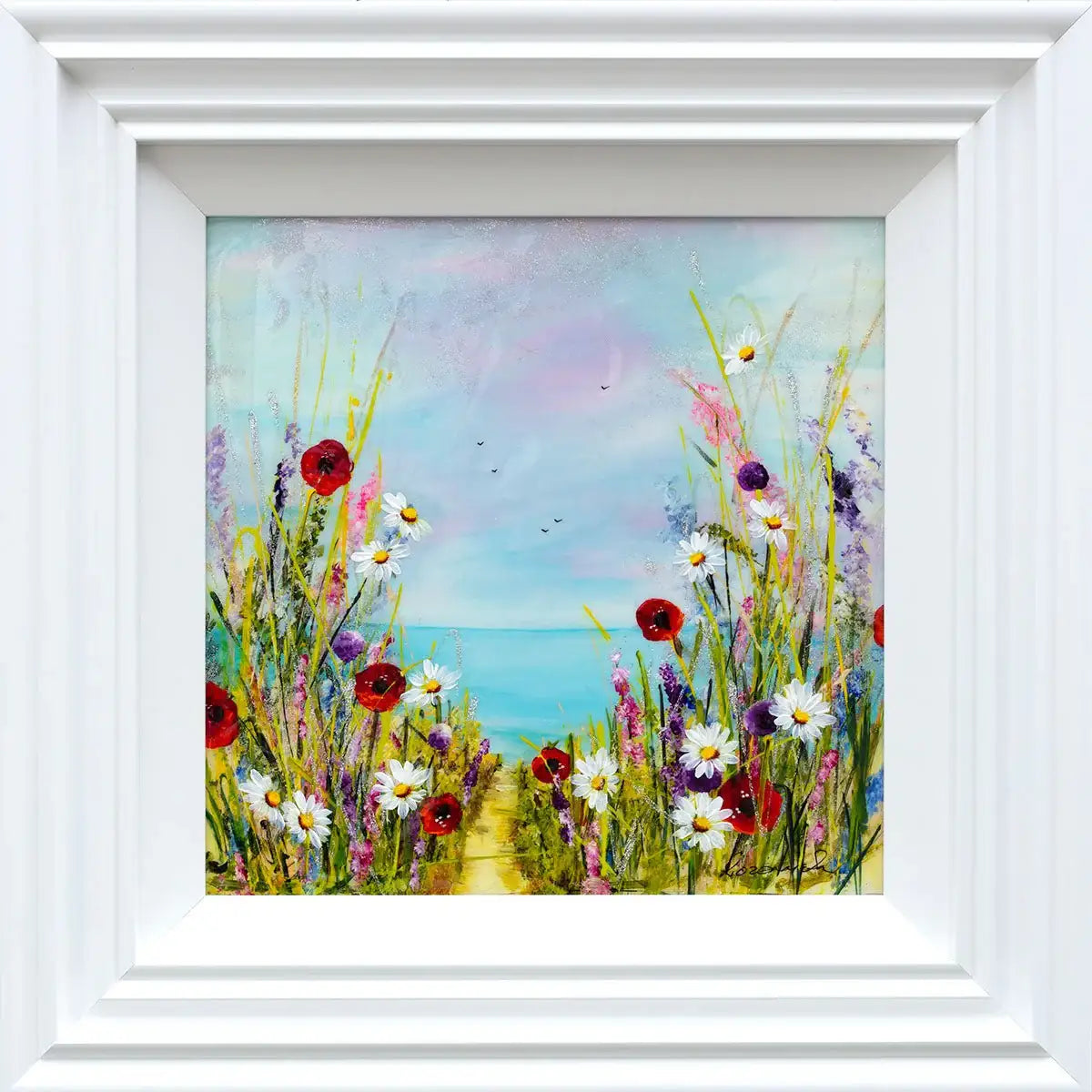 Walkway To Paradise - Original - SOLD by artist Rozanne Bell - Wyecliffe Galleries