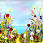 Walkway To Paradise - Original - SOLD by artist Rozanne Bell - Wyecliffe Galleries