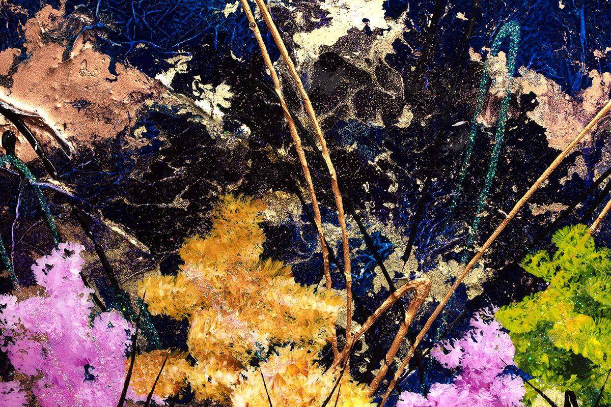 Walkway to the Moon - Original - SOLD by artist Rozanne Bell - Wyecliffe Galleries