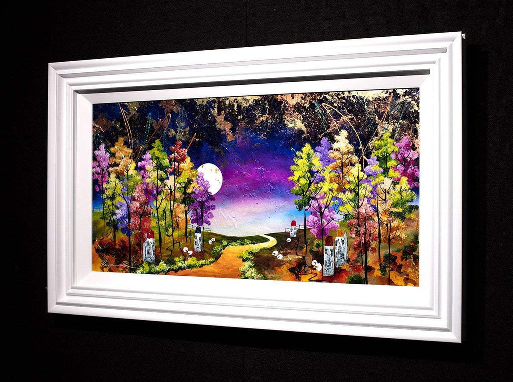 Walkway to the Moon - Original - SOLD by artist Rozanne Bell - Wyecliffe Galleries