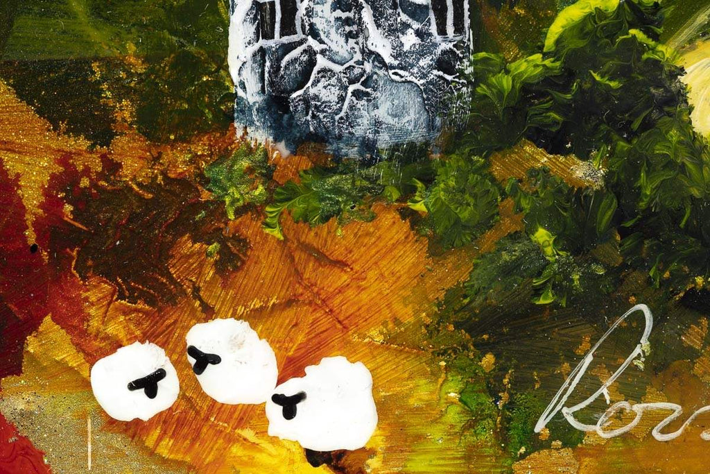 Walkway to the Moon - Original - SOLD by artist Rozanne Bell - Wyecliffe Galleries