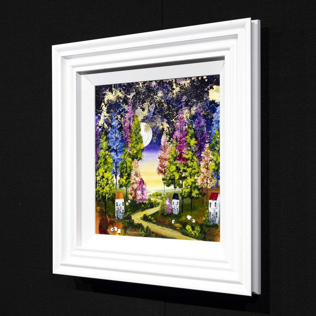 Walkway to the Moon - Original - SOLD by artist Rozanne Bell - Wyecliffe Galleries