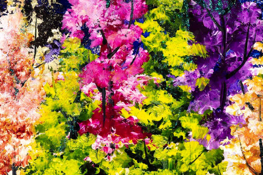 Walkway to the Moon - Original - SOLD by artist Rozanne Bell - Wyecliffe Galleries