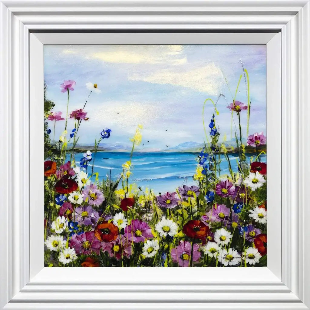 Watching The Waves - Original - SOLD by artist Rozanne Bell - Wyecliffe Galleries