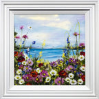 Watching The Waves - Original - SOLD by artist Rozanne Bell - Wyecliffe Galleries