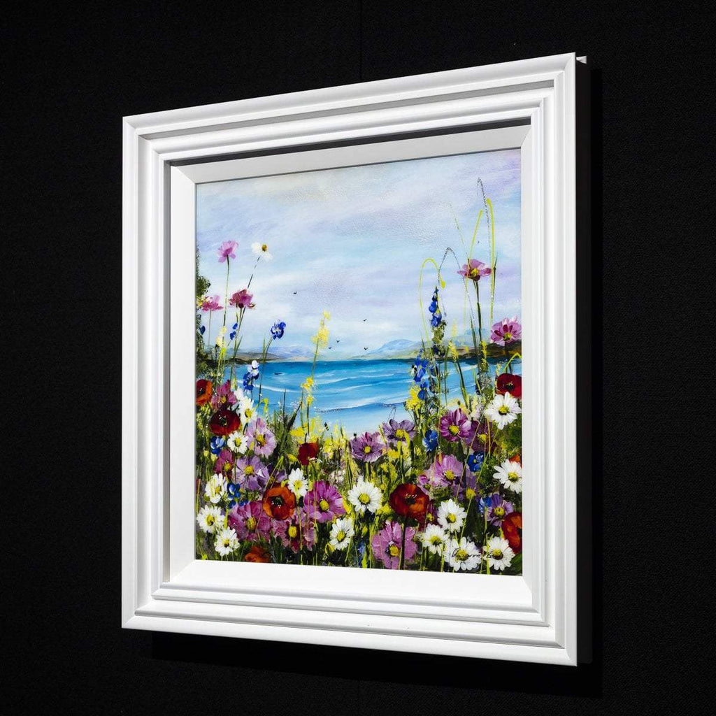 Watching The Waves - Original - SOLD by artist Rozanne Bell - Wyecliffe Galleries