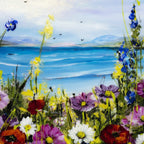 Watching The Waves - Original - SOLD by artist Rozanne Bell - Wyecliffe Galleries