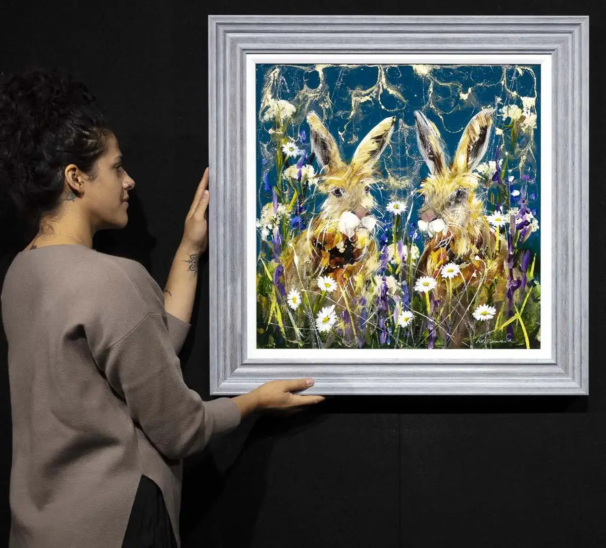 We're In This Together - Original - SOLD by artist Rozanne Bell - Wyecliffe Galleries