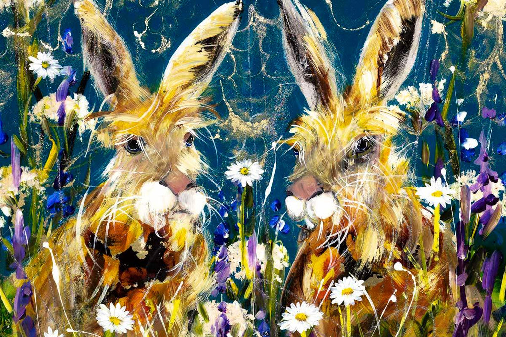 We're In This Together - Original - SOLD by artist Rozanne Bell - Wyecliffe Galleries