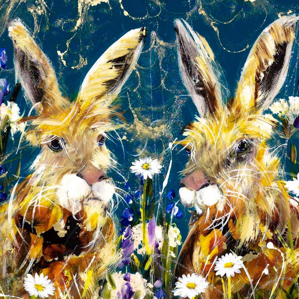 We're In This Together - Original - SOLD by artist Rozanne Bell - Wyecliffe Galleries