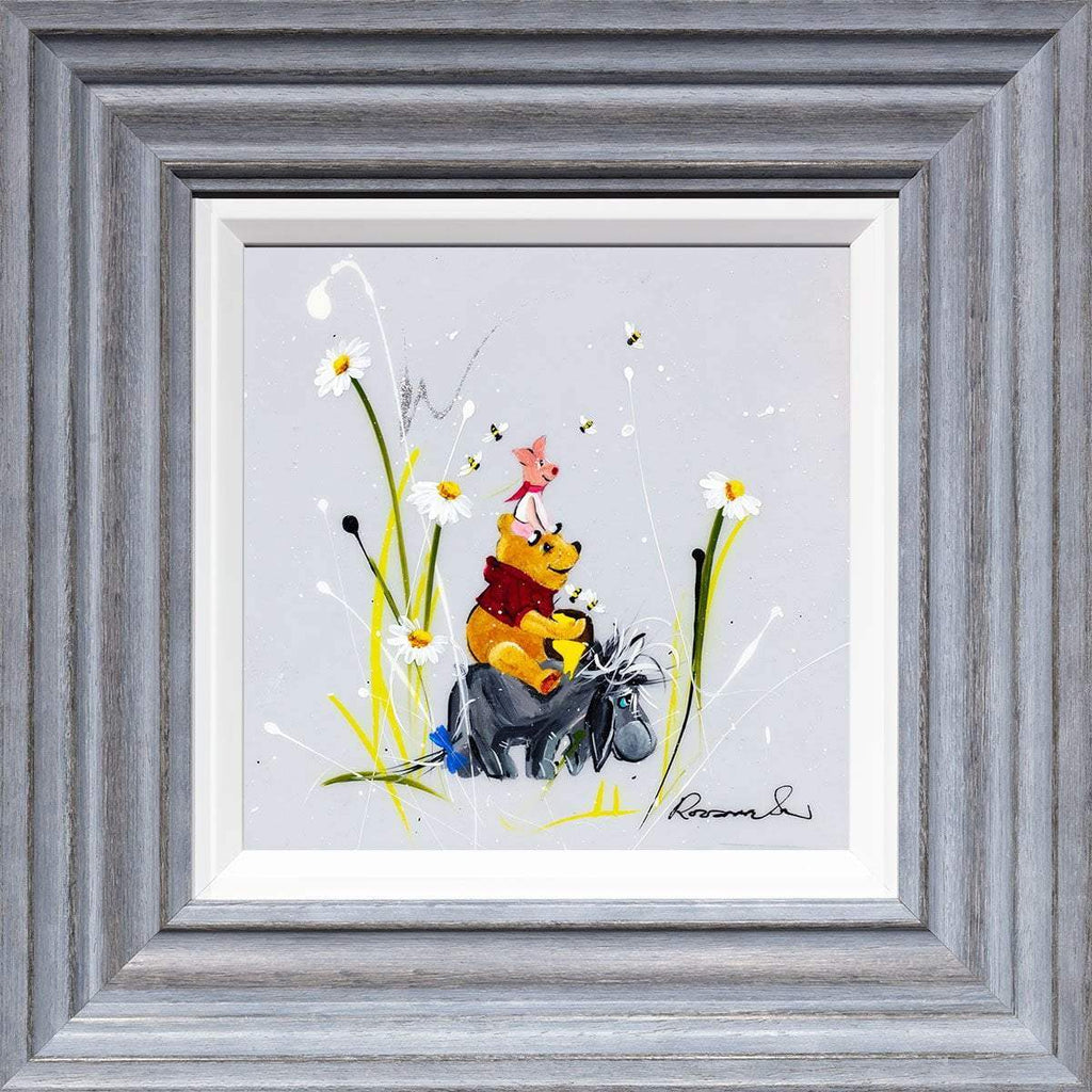 We Will Be Friends Until Forever - Original Set of 4 - SOLD by artist Rozanne Bell - Wyecliffe Galleries