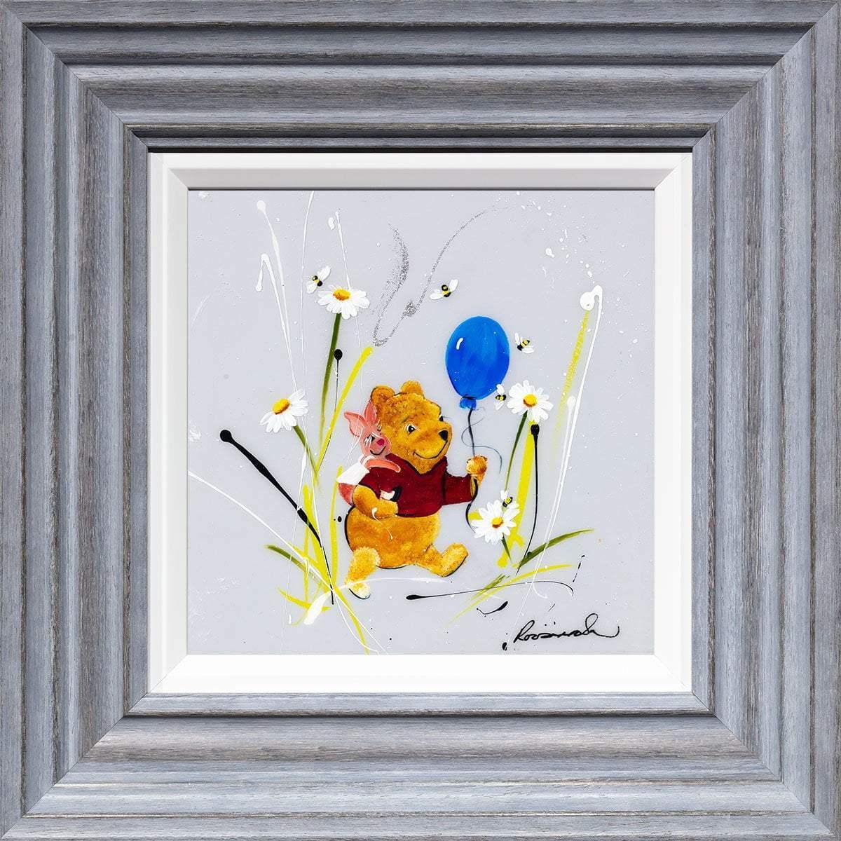 We Will Be Friends Until Forever - Original Set of 4 - SOLD by artist Rozanne Bell - Wyecliffe Galleries