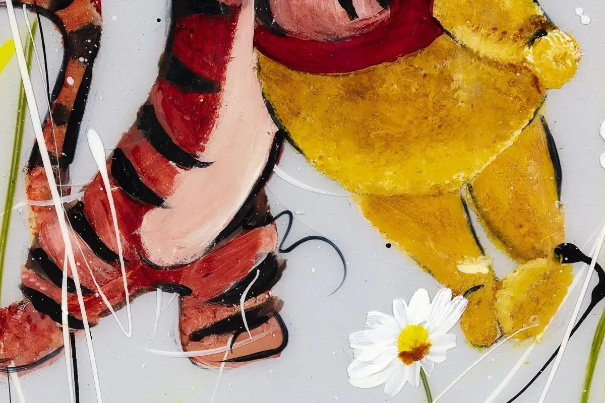 We Will Be Friends Until Forever - Original Set of 4 - SOLD by artist Rozanne Bell - Wyecliffe Galleries