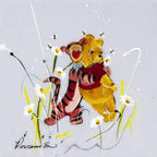 We Will Be Friends Until Forever - Original Set of 4 - SOLD by artist Rozanne Bell - Wyecliffe Galleries