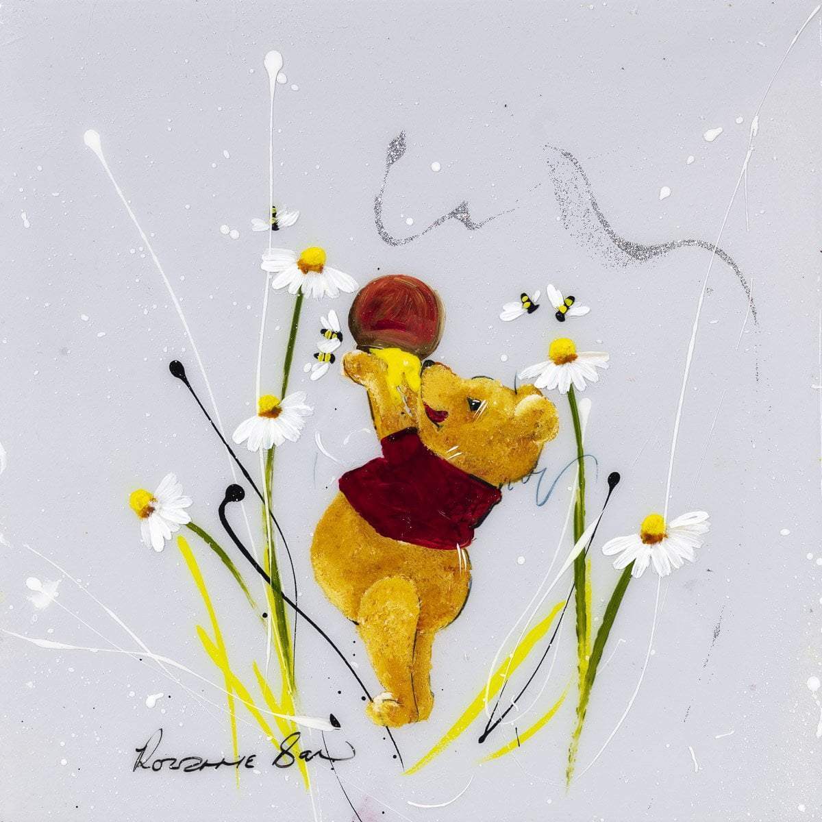 We Will Be Friends Until Forever - Original Set of 4 - SOLD by artist Rozanne Bell - Wyecliffe Galleries