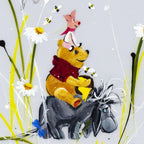 We Will Be Friends Until Forever - Original Set of 4 - SOLD by artist Rozanne Bell - Wyecliffe Galleries