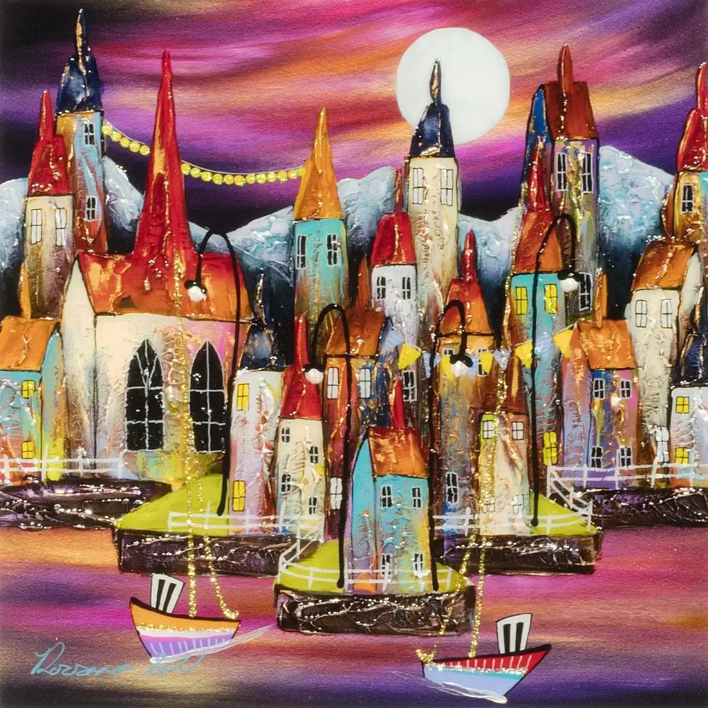 Weigh Anchor - Original -SOLD by artist Rozanne Bell - Wyecliffe Galleries