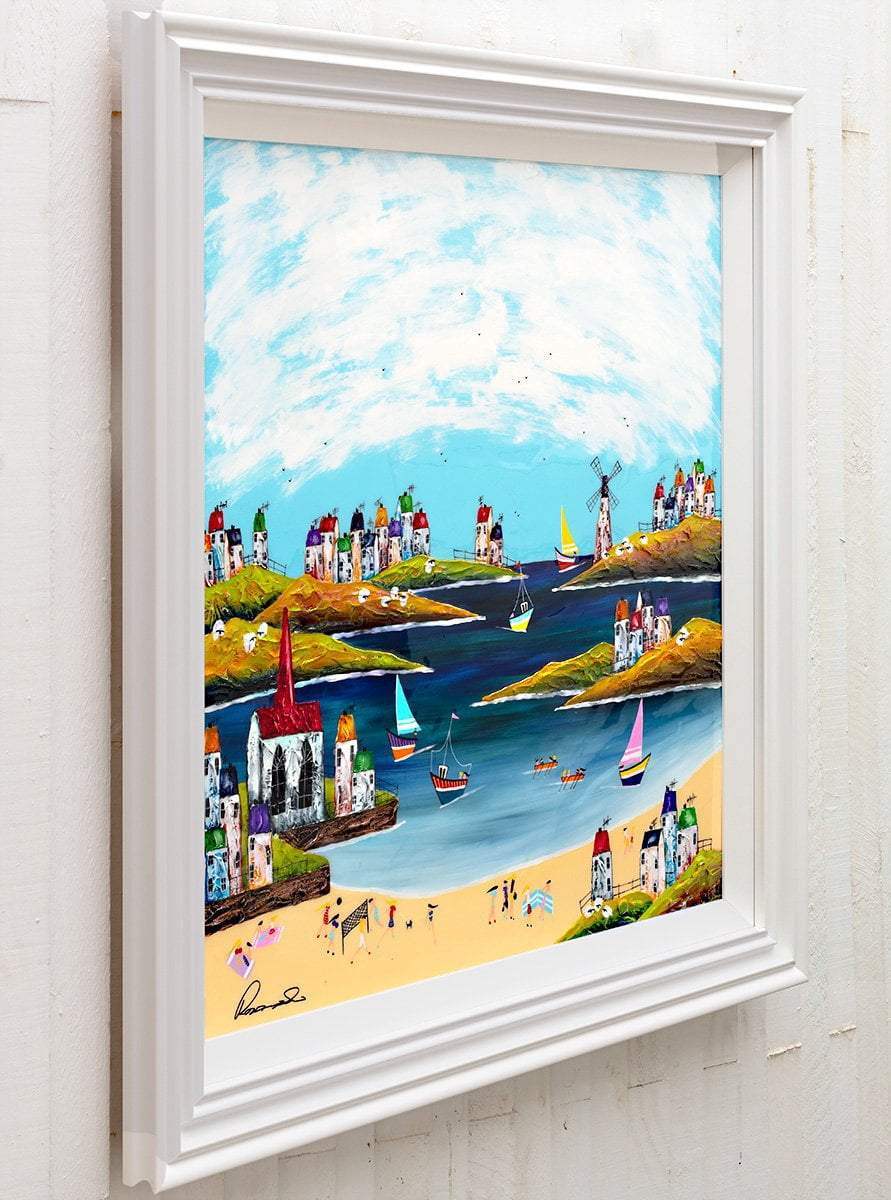 What We Did On Our Holiday- Original - SOLD by artist Rozanne Bell - Wyecliffe Galleries