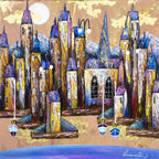 When All Is Calm - Original - SOLD by artist Rozanne Bell - Wyecliffe Galleries