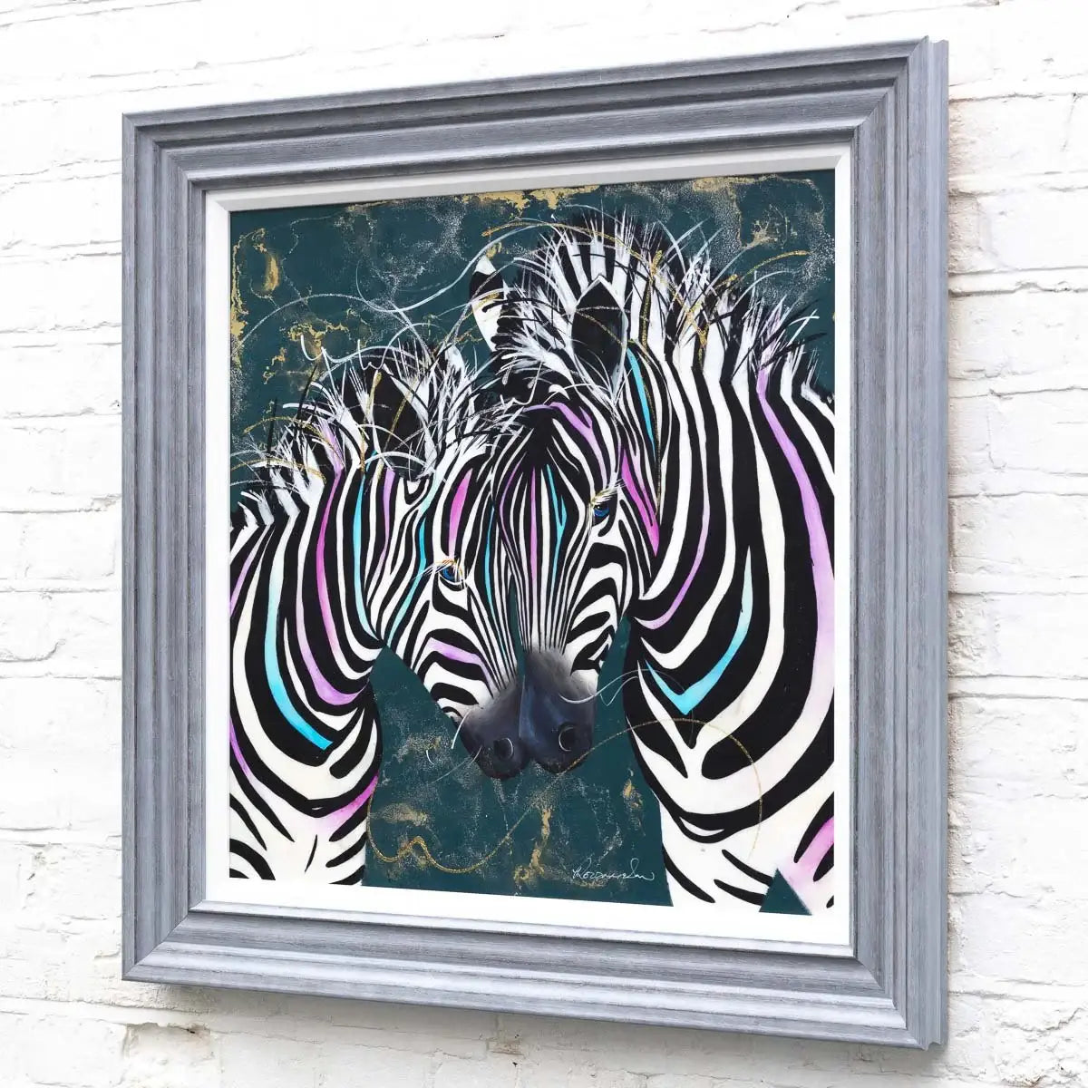 When Two Becomes One - Original - SOLD by artist Rozanne Bell - Wyecliffe Galleries