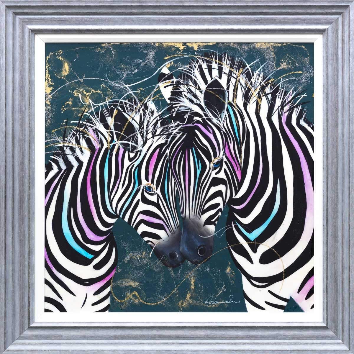 When Two Becomes One - Original - SOLD by artist Rozanne Bell - Wyecliffe Galleries