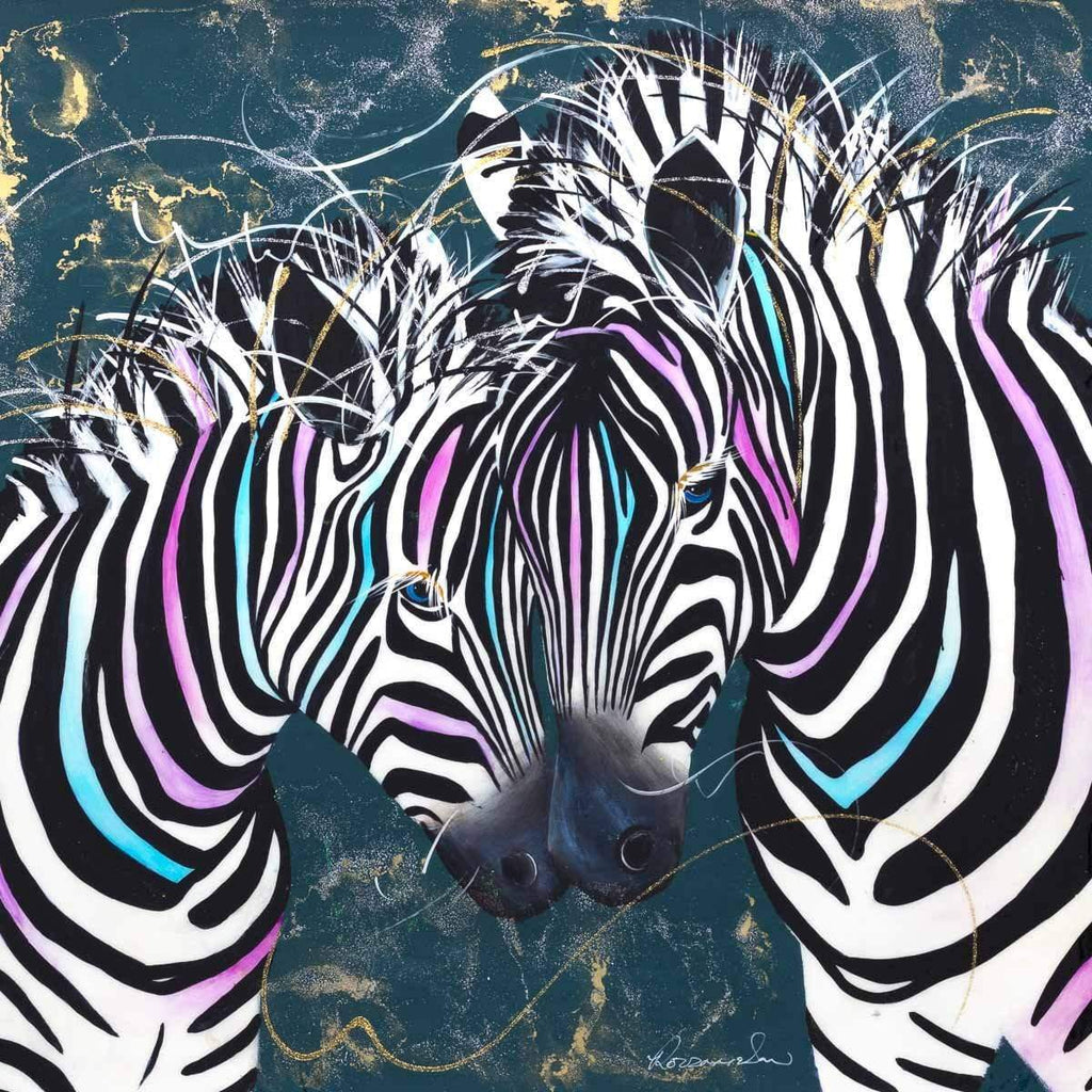 When Two Becomes One - Original - SOLD by artist Rozanne Bell - Wyecliffe Galleries