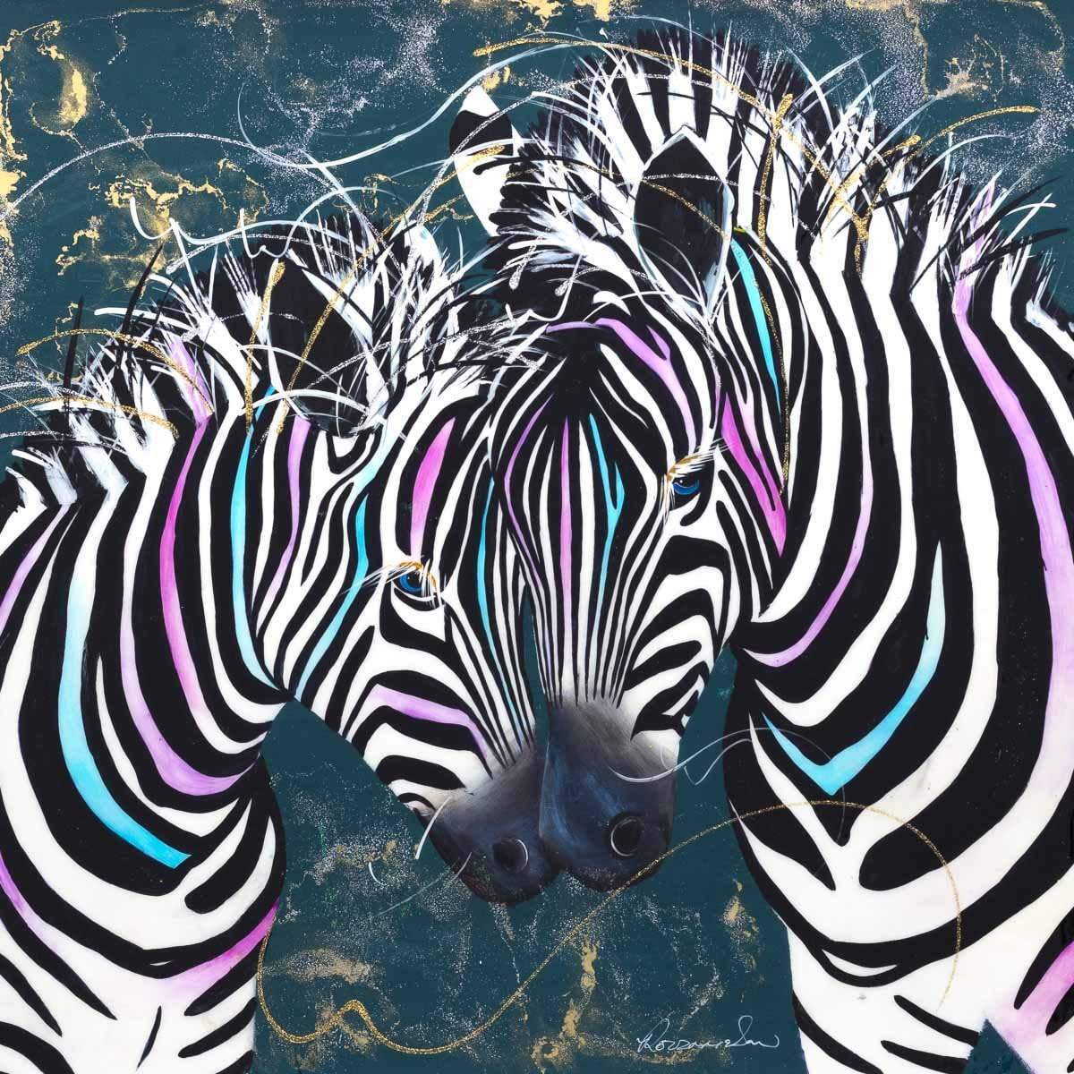 When Two Becomes One - Original - SOLD by artist Rozanne Bell - Wyecliffe Galleries