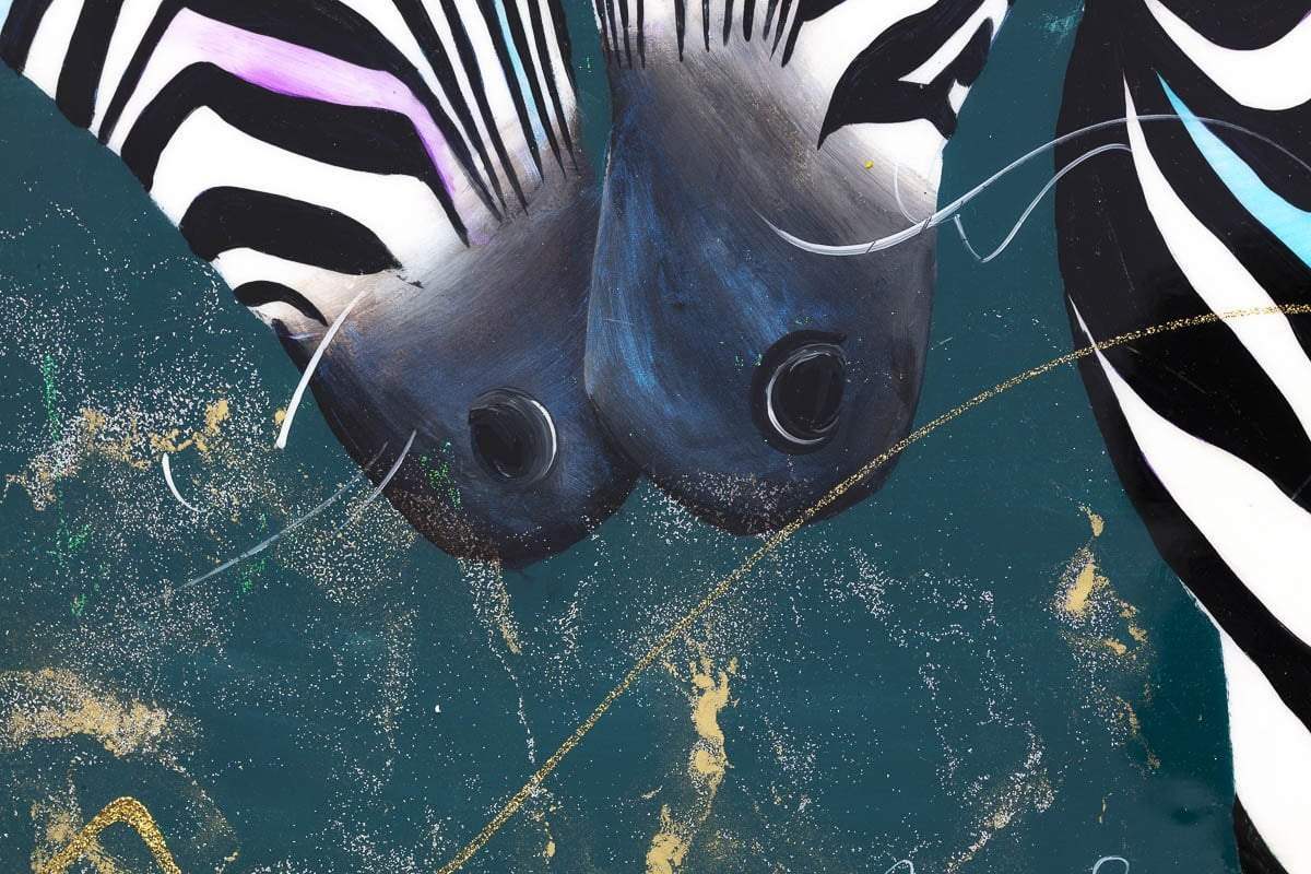 When Two Becomes One - Original - SOLD by artist Rozanne Bell - Wyecliffe Galleries