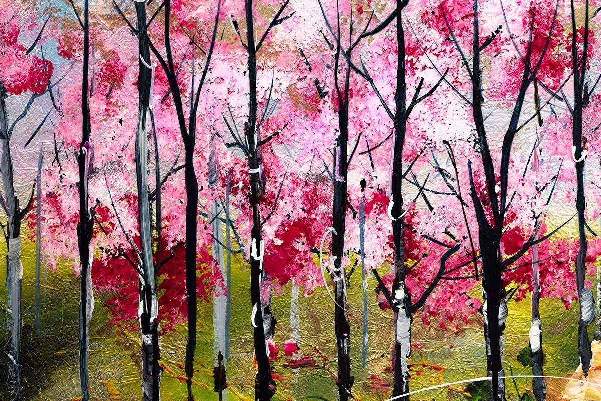 When We're Together - Original - SOLD by artist Rozanne Bell - Wyecliffe Galleries