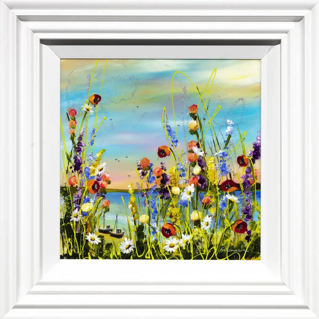 Wild Blooms - Original - SOLD by artist Rozanne Bell - Wyecliffe Galleries