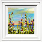 Wild Blooms - Original - SOLD by artist Rozanne Bell - Wyecliffe Galleries