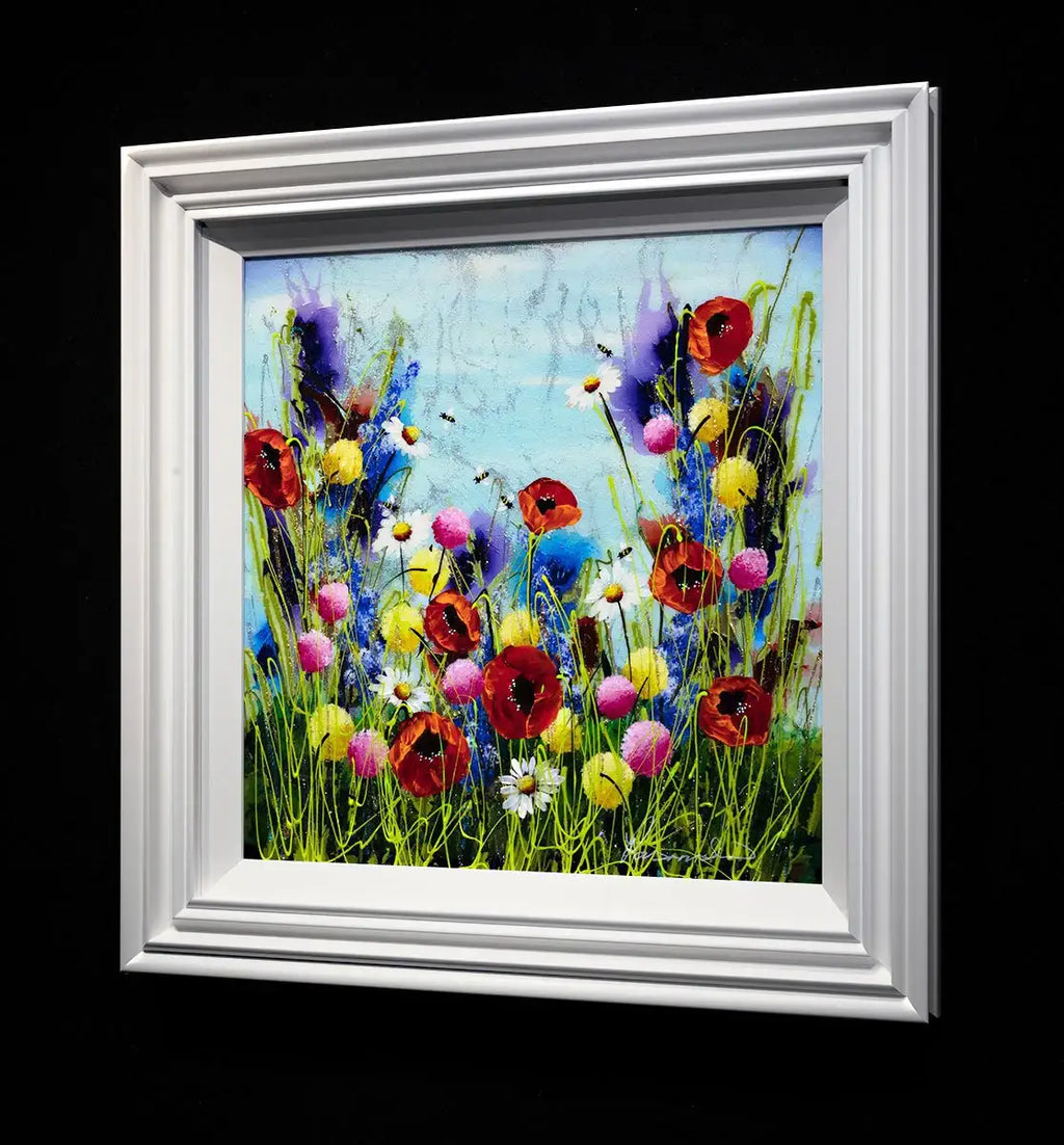 Wild Flowers - Original - SOLD by artist Rozanne Bell - Wyecliffe Galleries