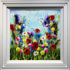 Wild Flowers - Original - SOLD by artist Rozanne Bell - Wyecliffe Galleries