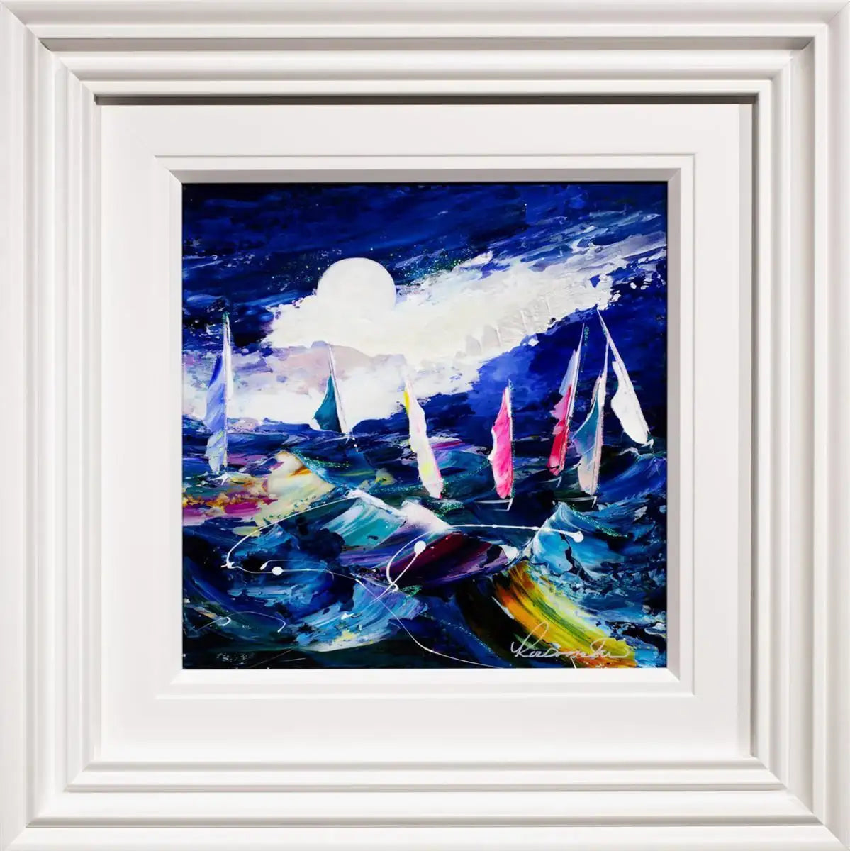 Wild Waters - Original - SOLD by artist Rozanne Bell - Wyecliffe Galleries