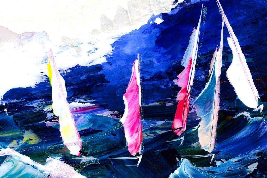 Wild Waters - Original - SOLD by artist Rozanne Bell - Wyecliffe Galleries