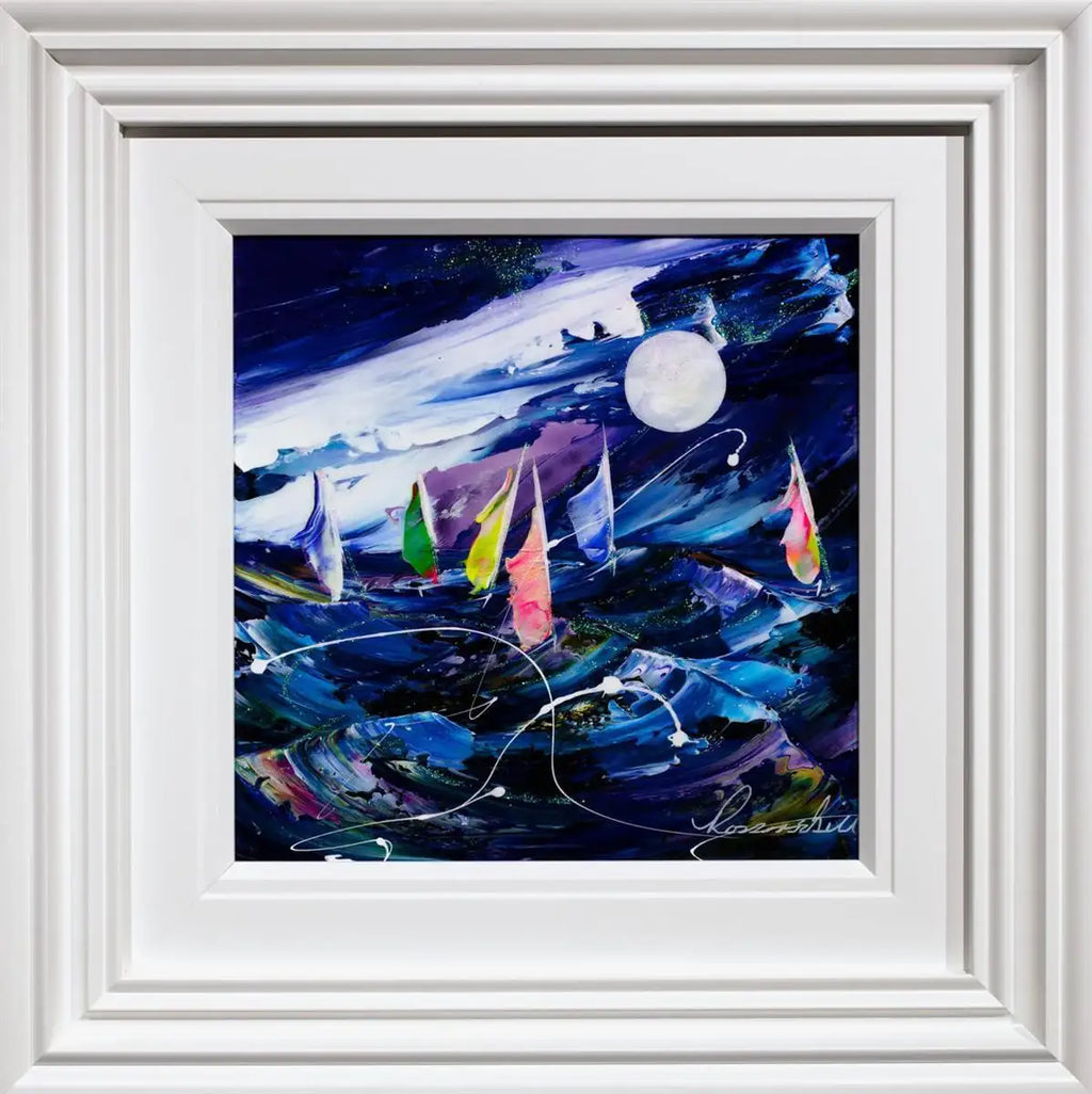 Wild Waves - Original - SOLD by artist Rozanne Bell - Wyecliffe Galleries