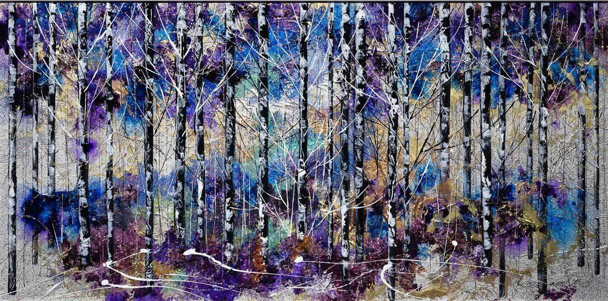 Wildest Moments II - Original - SOLD by artist Rozanne Bell - Wyecliffe Galleries