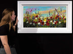 Wildflower Meadow I - Original - SOLD by artist Rozanne Bell - Wyecliffe Galleries