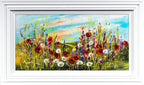 Wildflower Meadow II - Original - SOLD by artist Rozanne Bell - Wyecliffe Galleries
