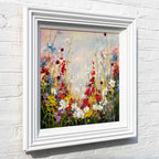Wildflower Pastures - Original SOLD by artist Rozanne Bell - Wyecliffe Galleries