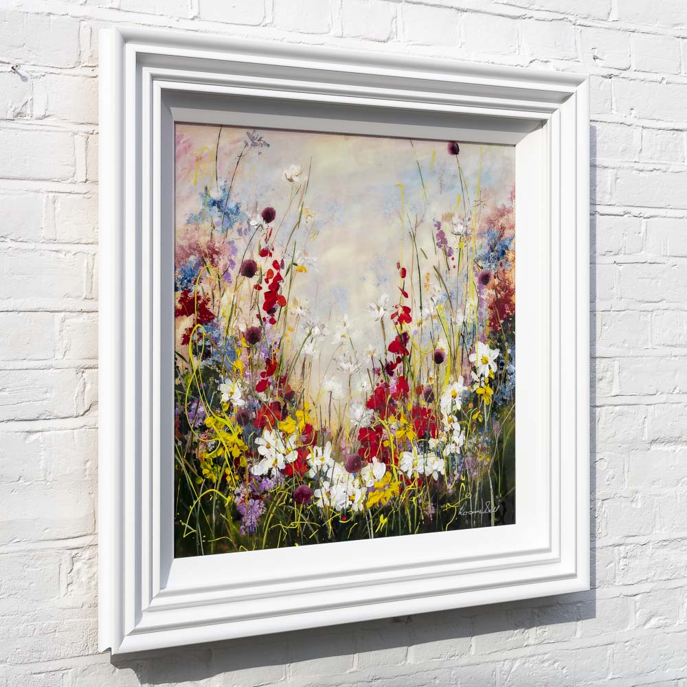 Wildflower Pastures - Original Rozanne Bell Framed