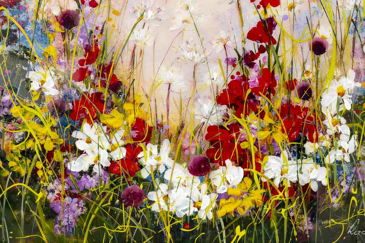 Wildflower Pastures - RRP TBC Rozanne Bell Framed