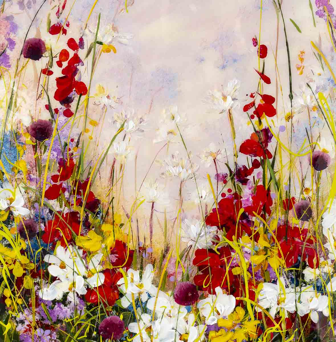 Wildflower Pastures - RRP TBC Rozanne Bell Framed
